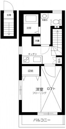 ４unitの物件間取画像